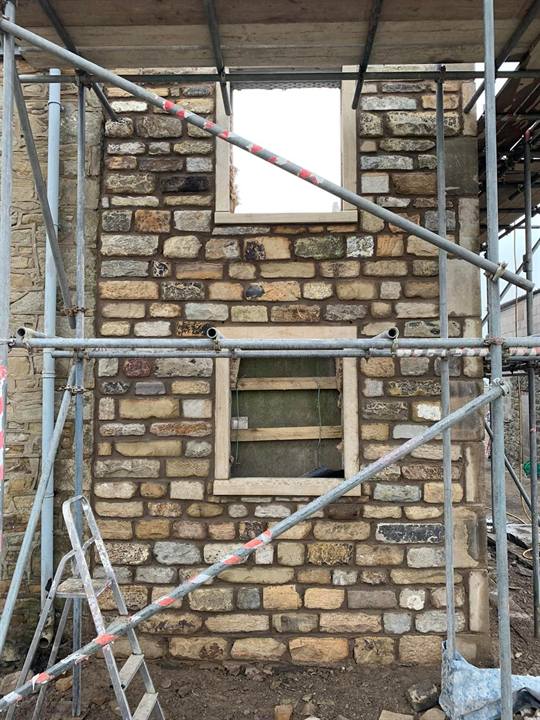 Stone Wall Building in Bolton